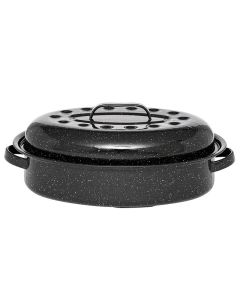 warmcook Cocotte ovale en acier carbon 38x26cm warmcook