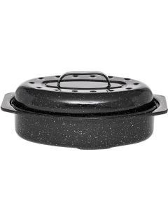 warmcook Cocotte ovale en acier carbon 33x20cm warmcook