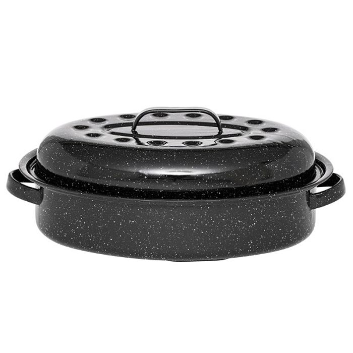 warmcook Cocotte ovale en acier carbon 38x26cm warmcook