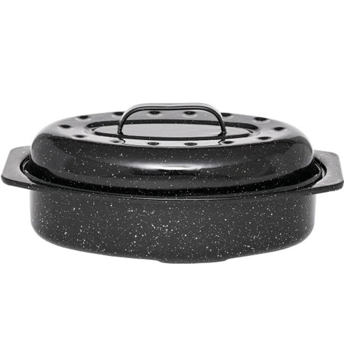 warmcook Cocotte ovale en acier carbon 33x20cm warmcook