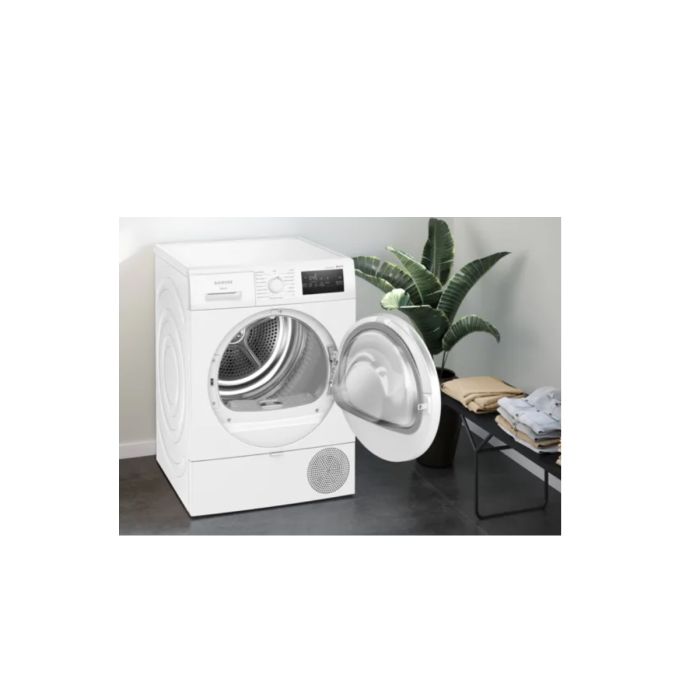 SIEMENS - Sèche-linge pompe à chaleur à condensation 60cm 8kg blanc - WT43H00DFR