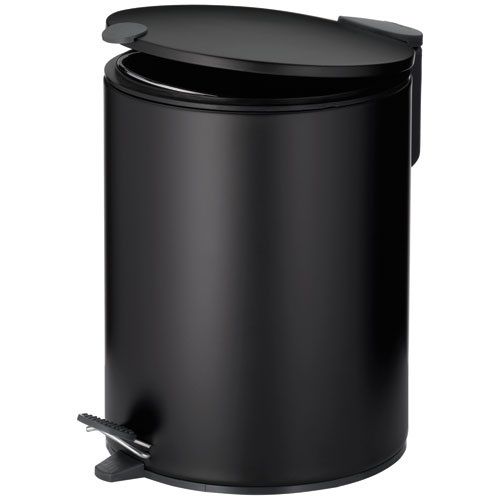 KELA LINE - Poubelle à pédale 5l noir - 23702 mats