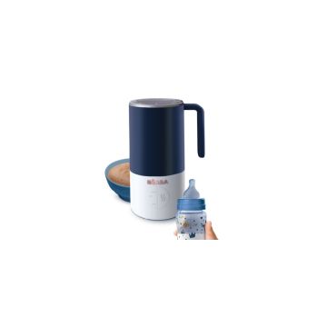 BéABA - Préparateur de biberon 0.45l blanc/bleu - 911693 milk prep