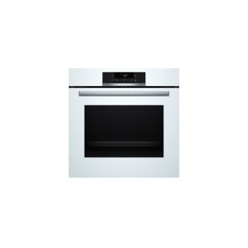 BOSCH - Four intégrable multifonction 71l 60cm pyrolyse blanc - HBA572BW3F série 4