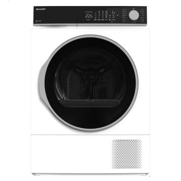 SHARP - Sèche-linge pompe à chaleur à condensation 60cm 12kg blanc - KDNHL2S7GW2