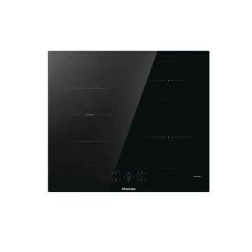 HISENSE - Table de cuisson induction 60cm 4 feux 7200w noir - HI621FM